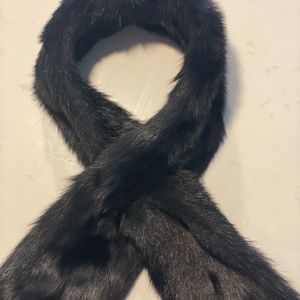 Ralph Lauren Collection Purple Label Fur Scarf